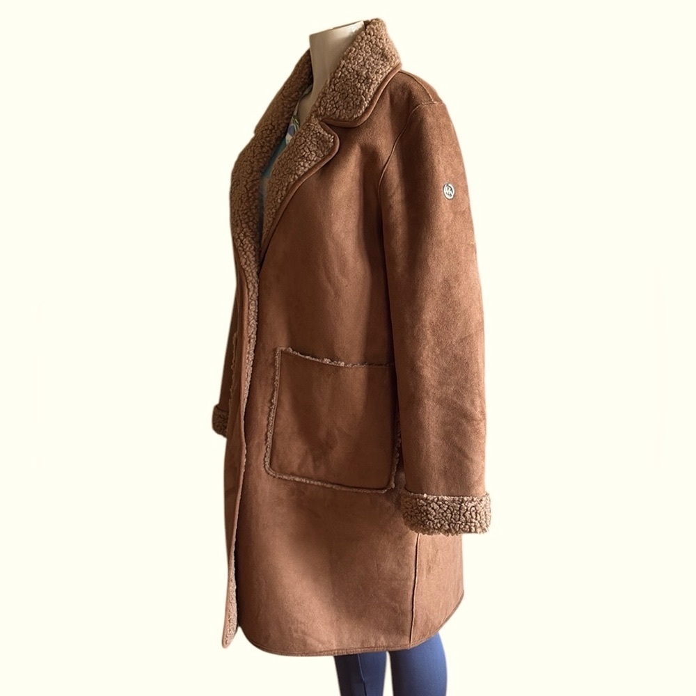 MICHAEL Michael Kors faux Shearling Coat - Cappuccino - brand new
